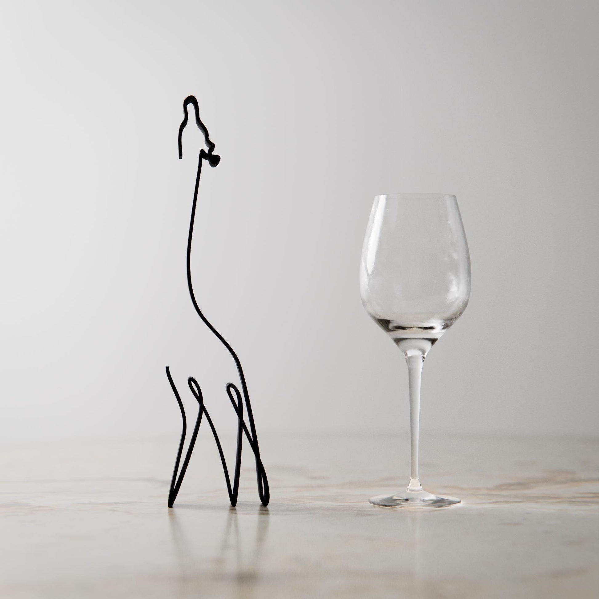 Giraffe - Line Art Figure