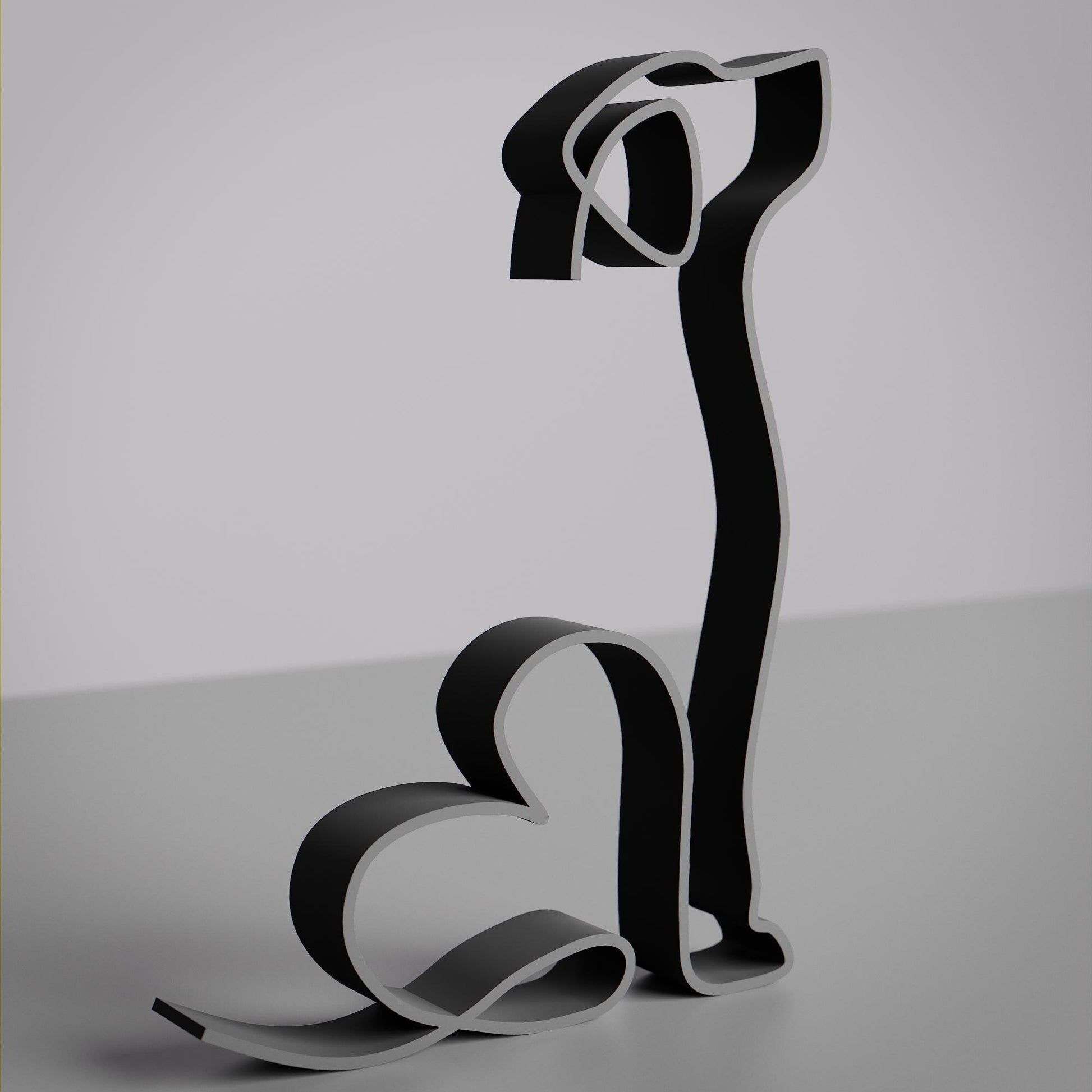 German Shorthaired Pointer Dog 22 - Line Art Figure