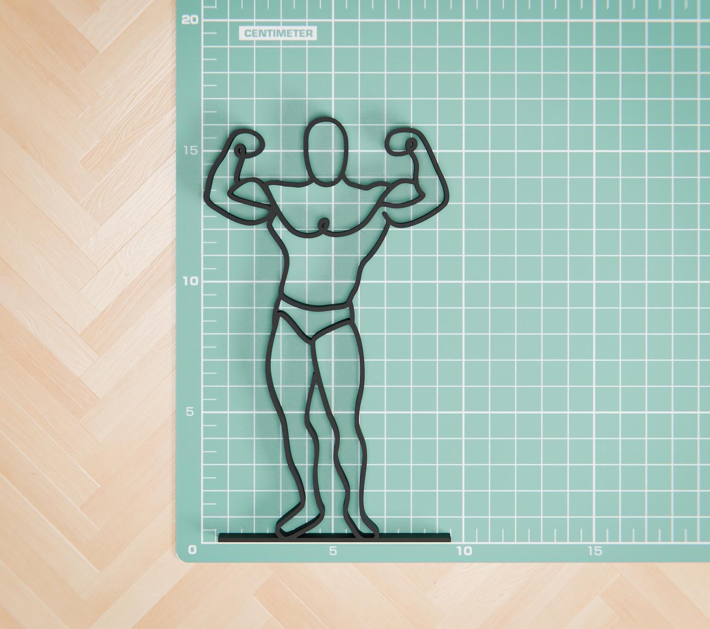 Body Builder - Customized Line Art Figure