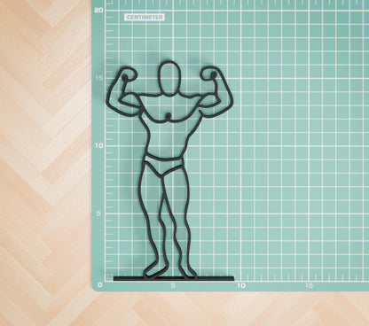 Body Builder - Customized Line Art Figure