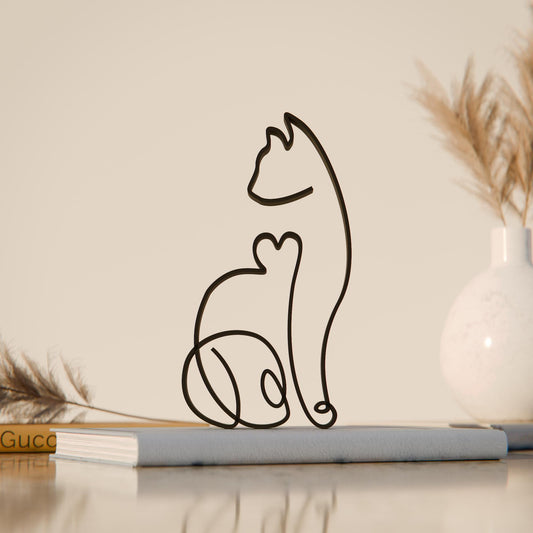 Cat 13 - Line Art Figure