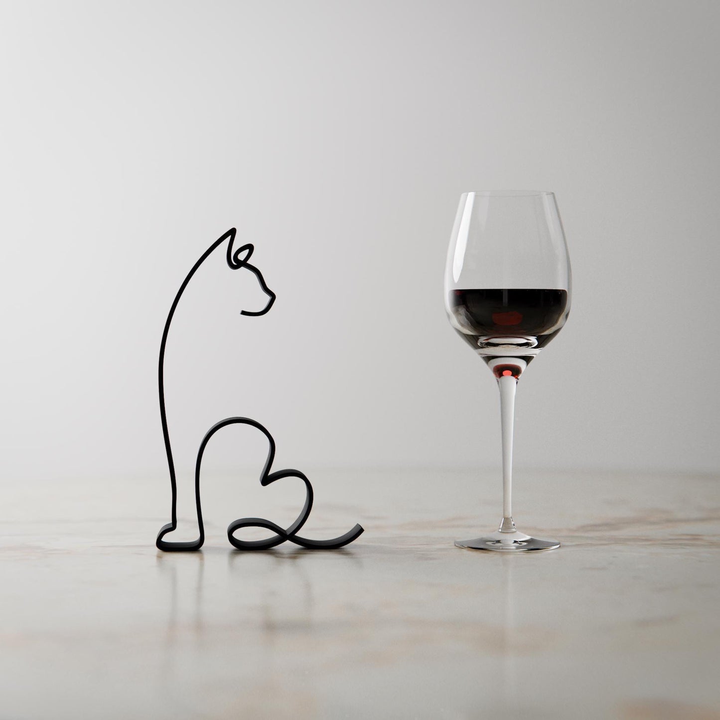 Bengal Cat 10 - Line Art Figure