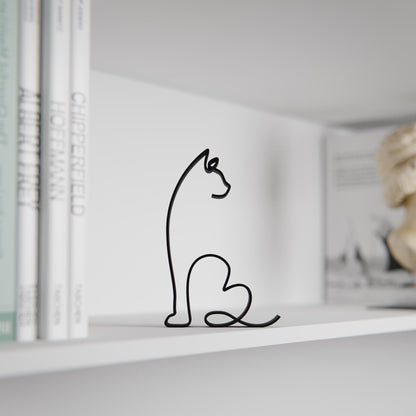 Bengal Cat 10 - Line Art Figure