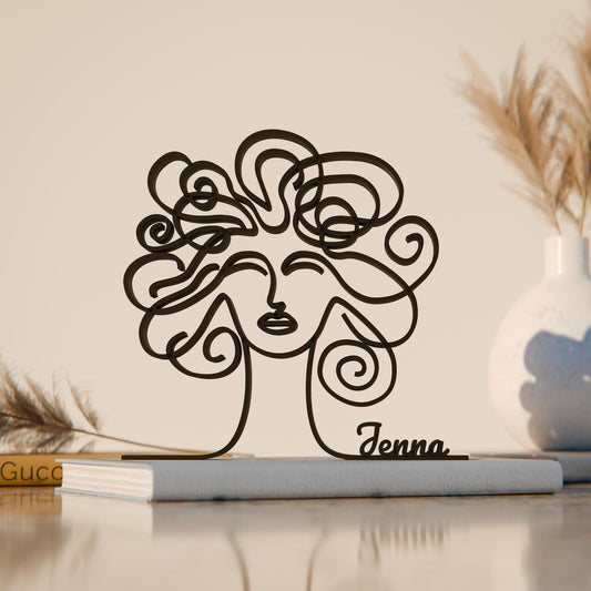 Medusa - Customized Line Art Figure