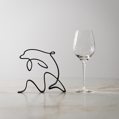 Dolphin - Line Art Figure