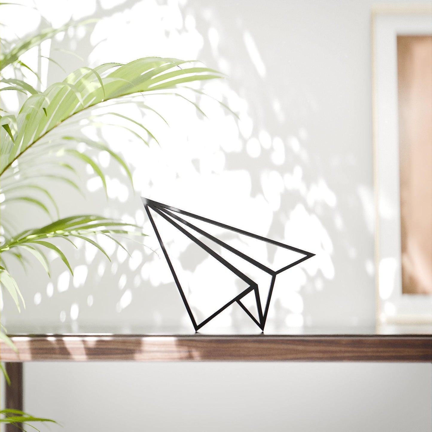 Origami Plane - Line Art Figure