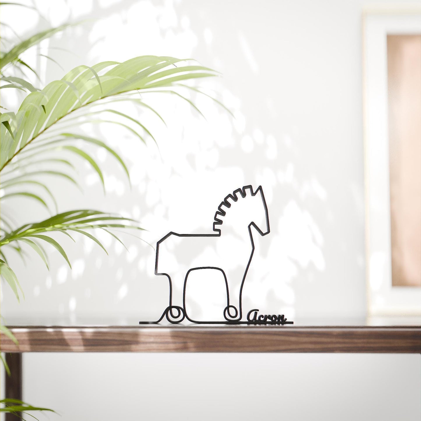 Trojan Horse of Troy - Customized Line Art Figure