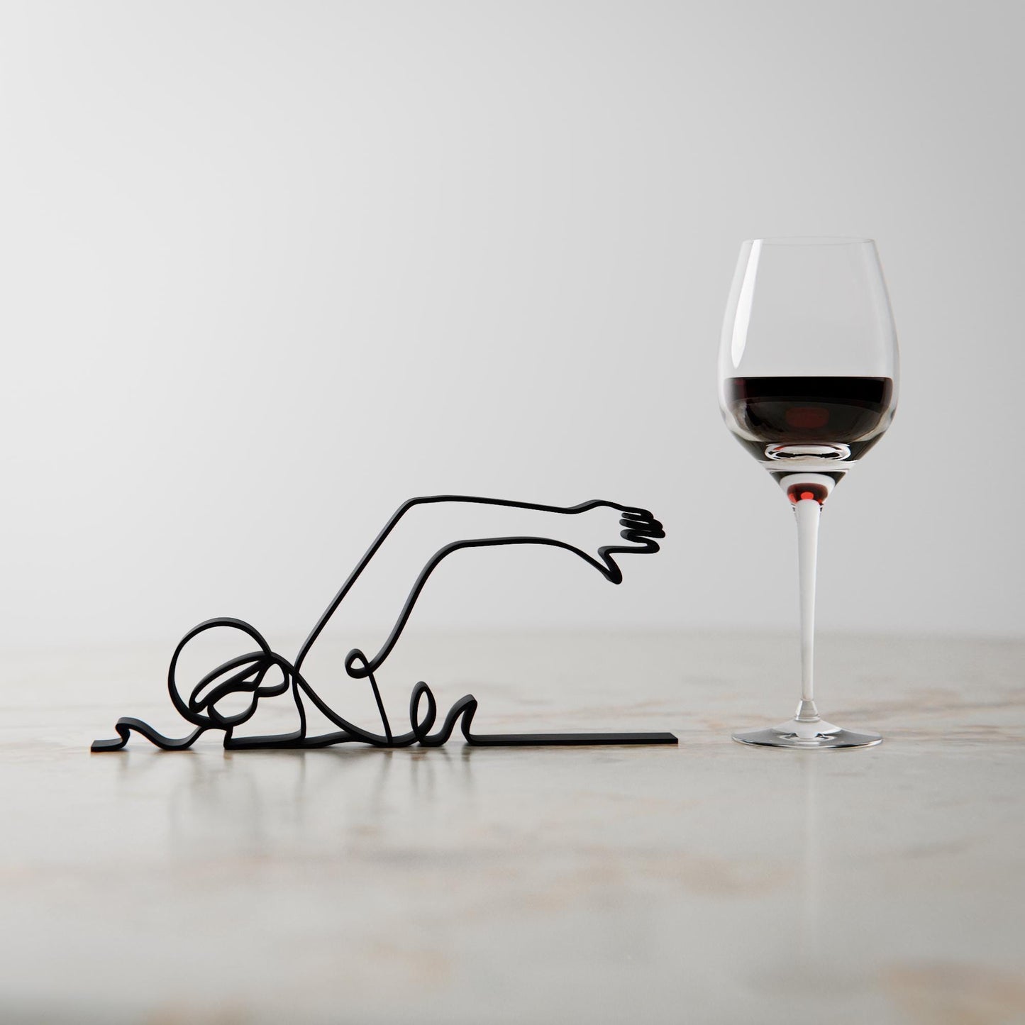 Swimmer 02 - Customized Line Art Figure