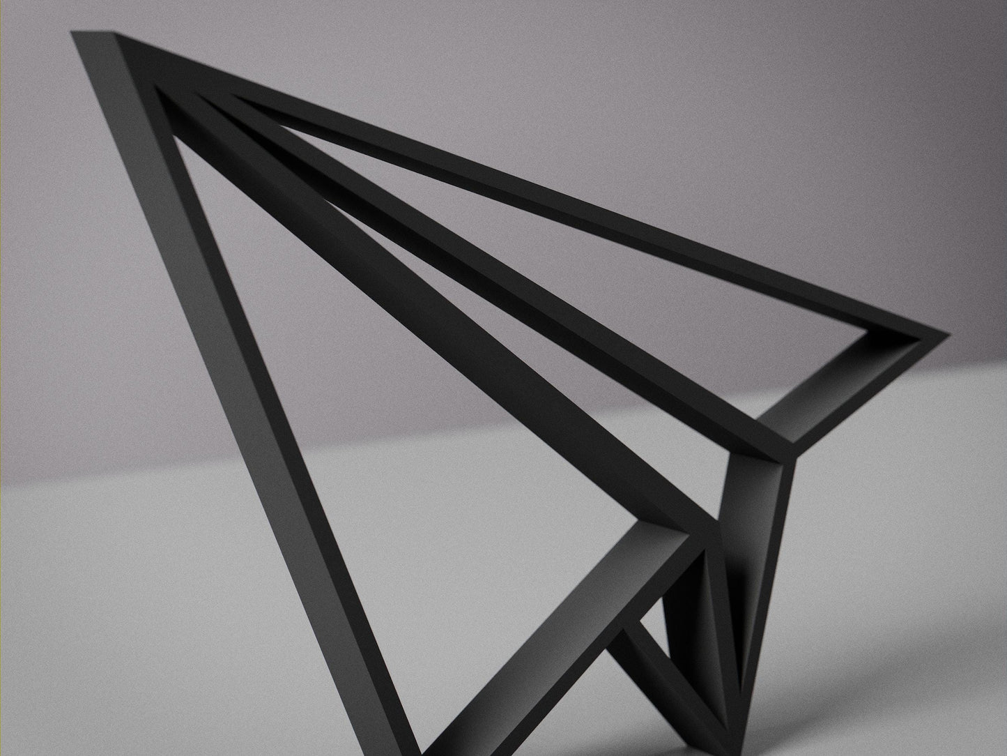 Origami Plane - Line Art Figure