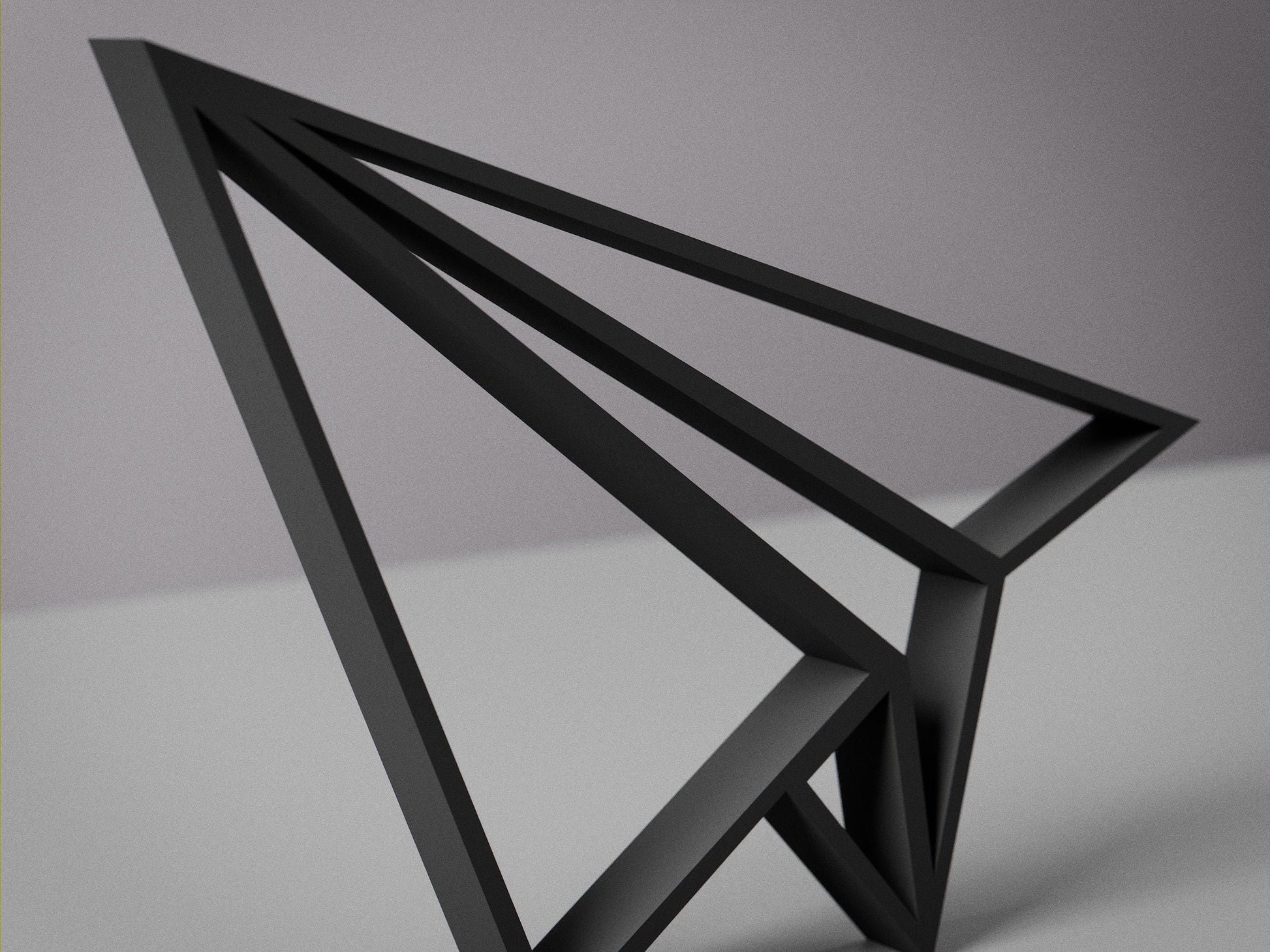 Origami Plane - Line Art Figure