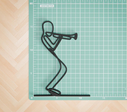 Trumpeter - Customized Line Art Figure