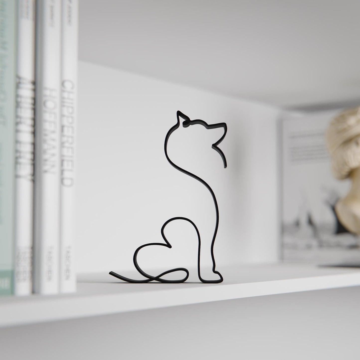 Siberian Husky Dog 30 - Line Art Figure