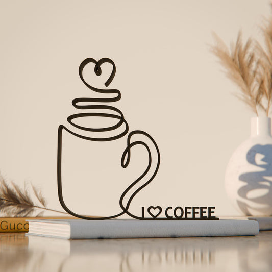 Coffee Mug - Customized Line Art Figure