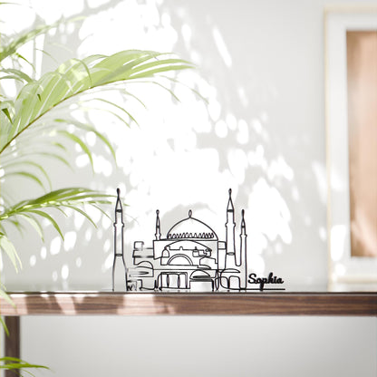 Hagia Sophia - Customized Line Art Figure