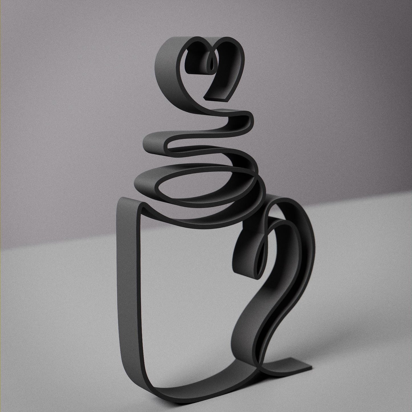 Coffee Mug - Customized Line Art Figure