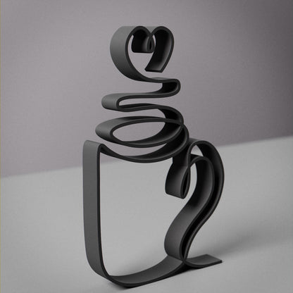 Coffee Mug - Customized Line Art Figure