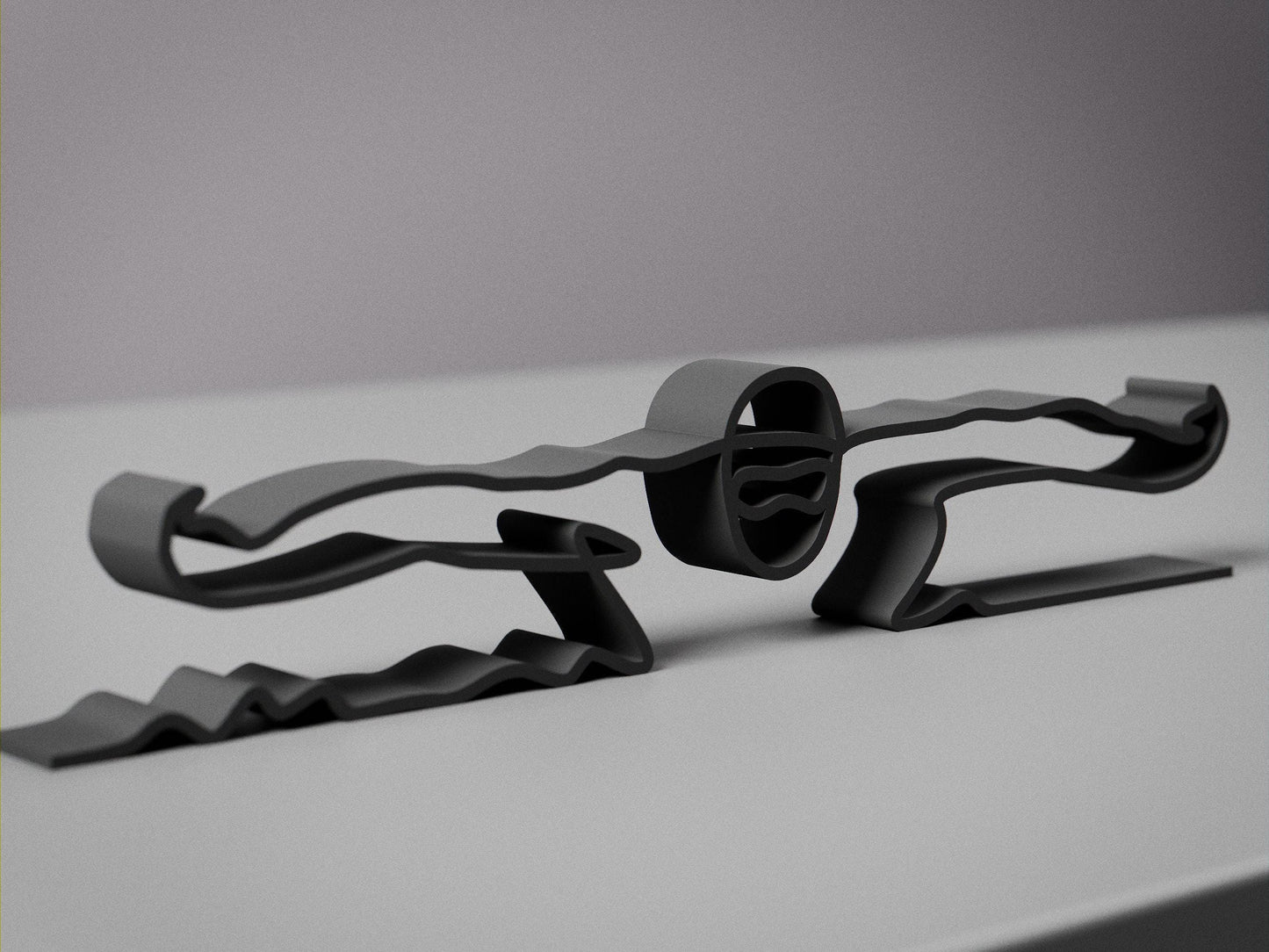 Swimmer - Customized Line Art Figure