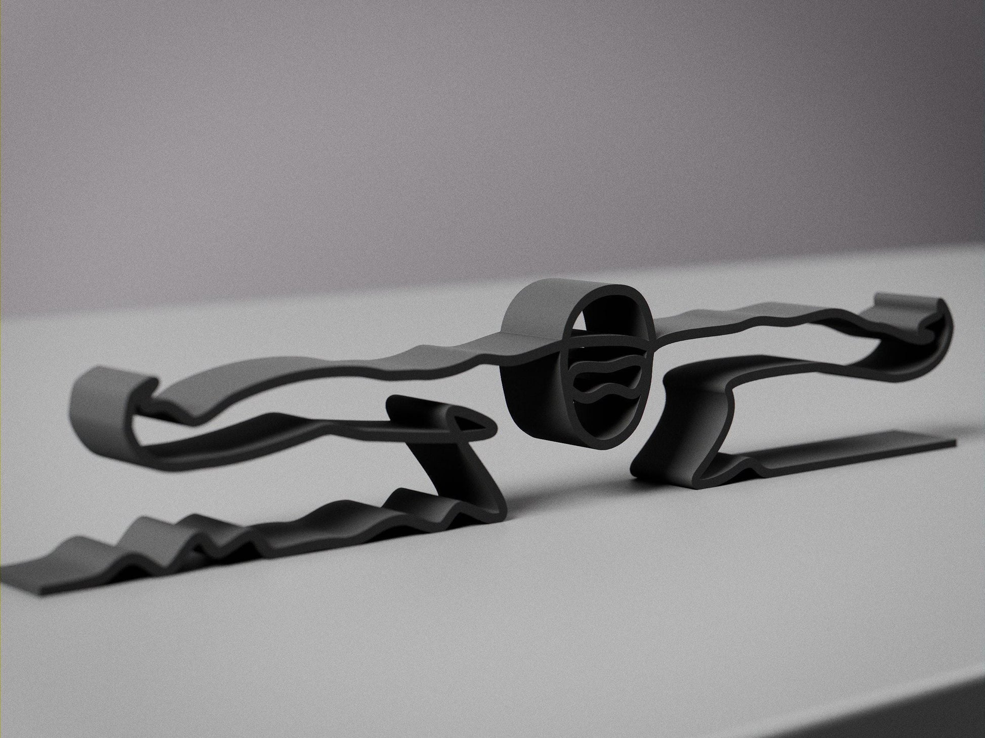 Swimmer - Customized Line Art Figure