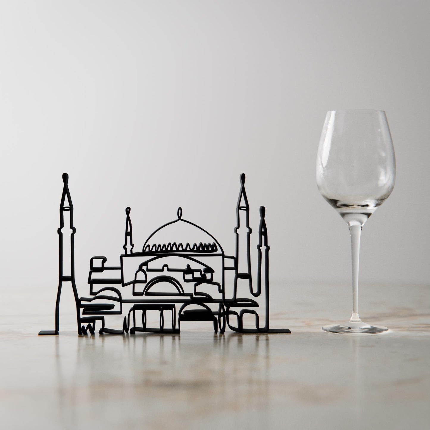 Hagia Sophia - Customized Line Art Figure