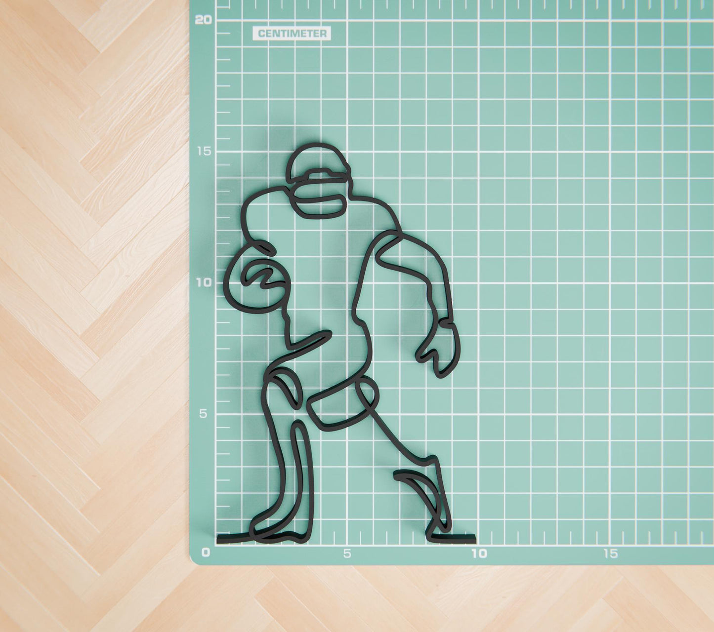 NFL Player - Customized Line Art Figure