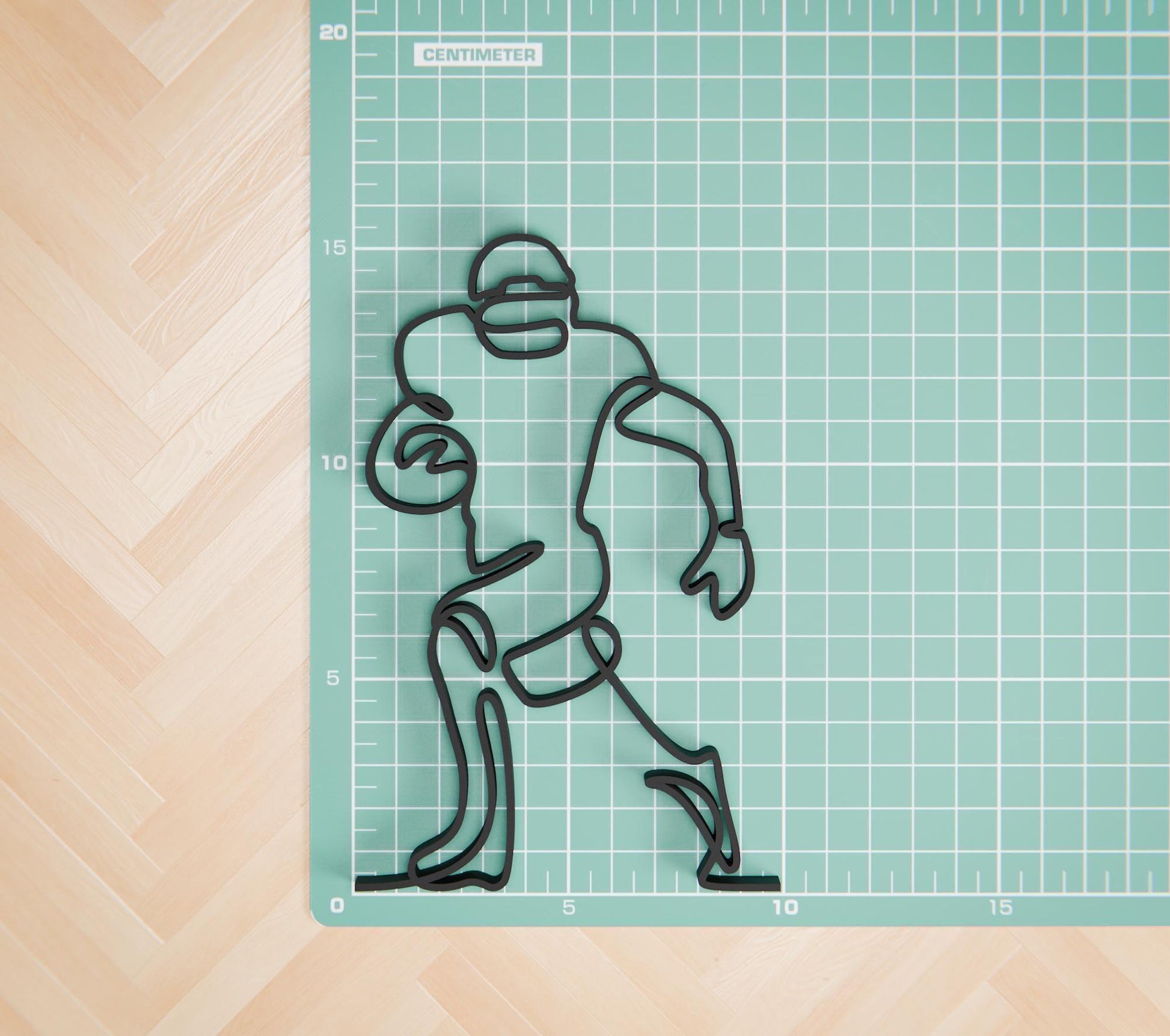 NFL Player - Customized Line Art Figure