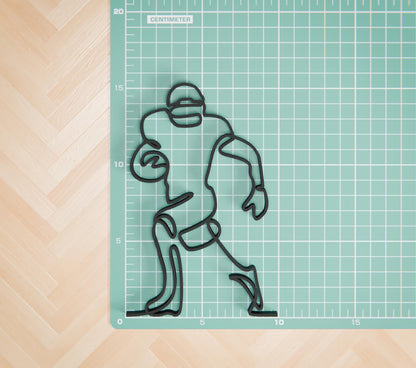 NFL Player - Customized Line Art Figure
