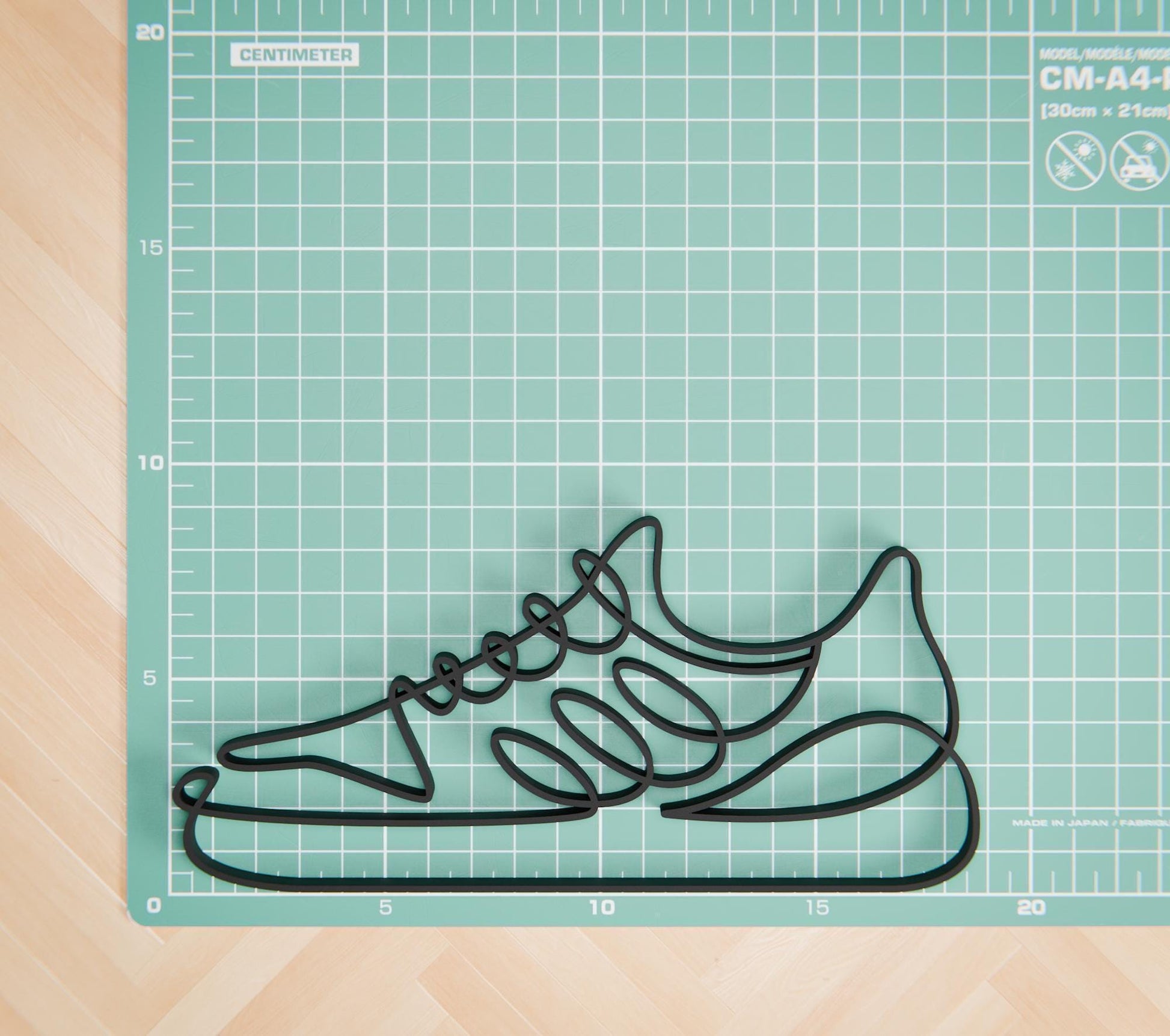Sneaker - Customized Line Art Figure