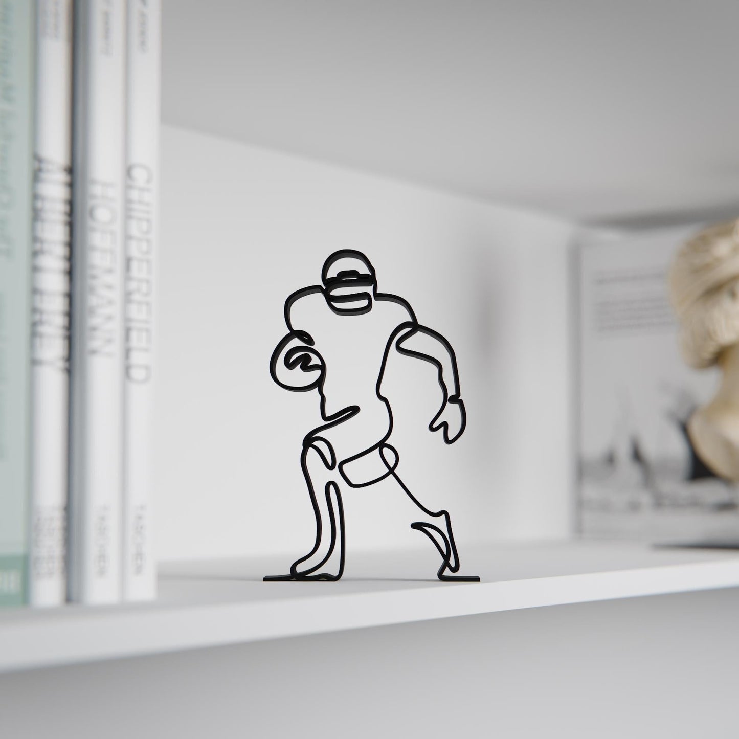 NFL Player - Customized Line Art Figure