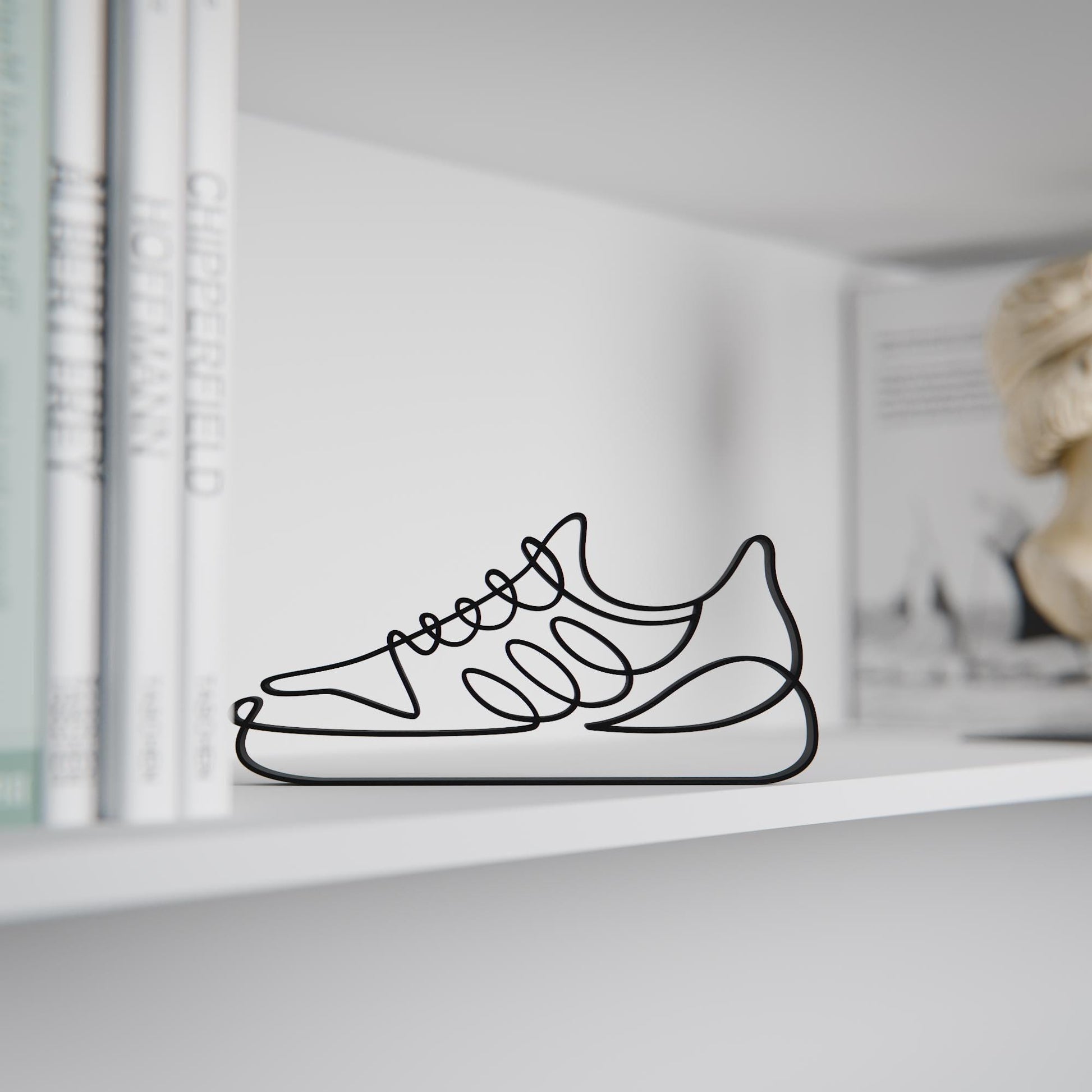 Sneaker - Customized Line Art Figure