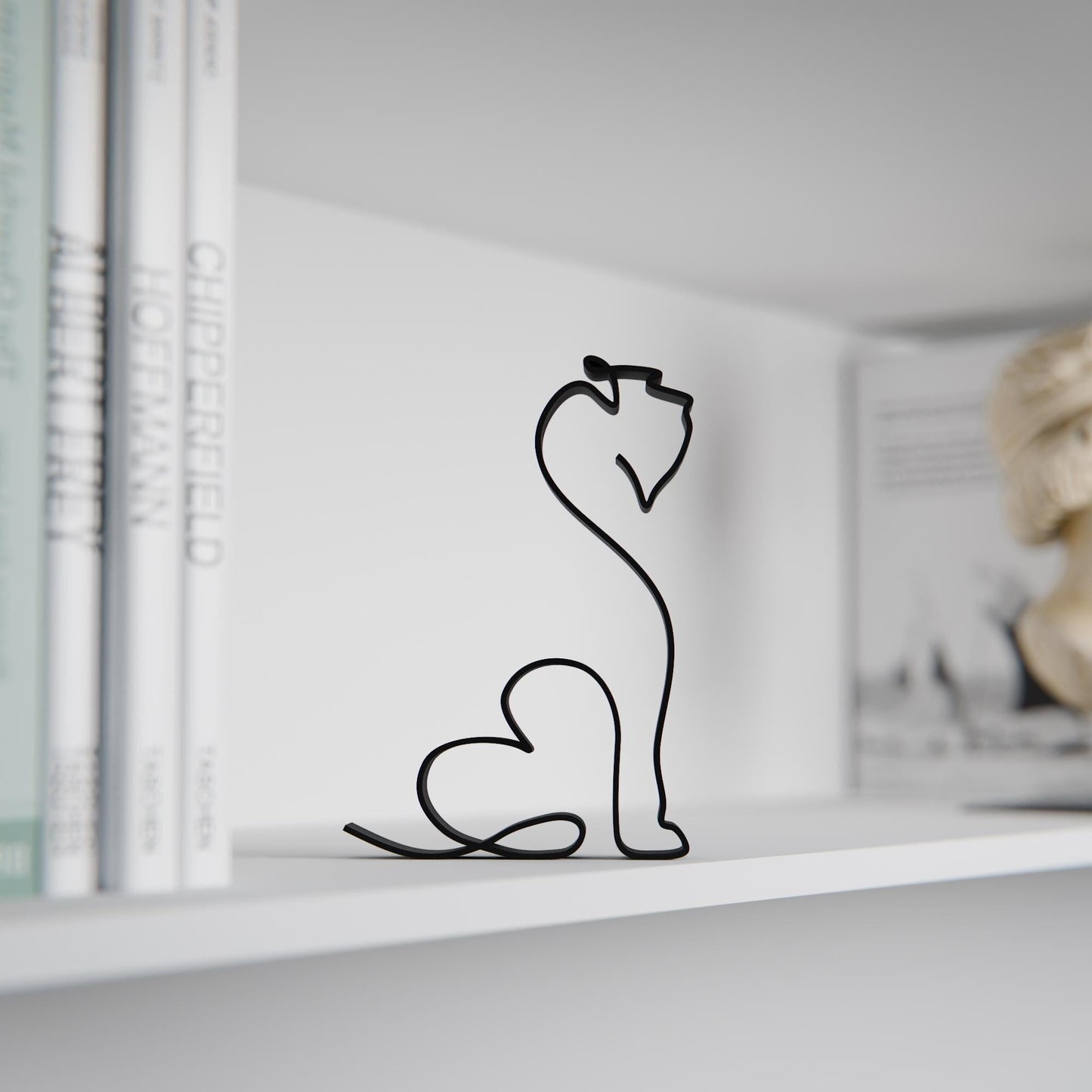 Schnauzer Dog 38 - Line Art Figure