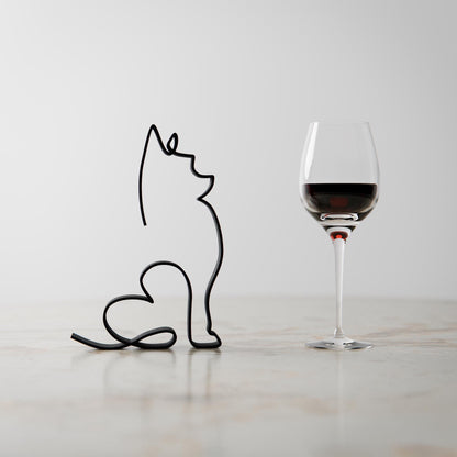 Yorkshire Terrier Dog 09 - Line Art Figure