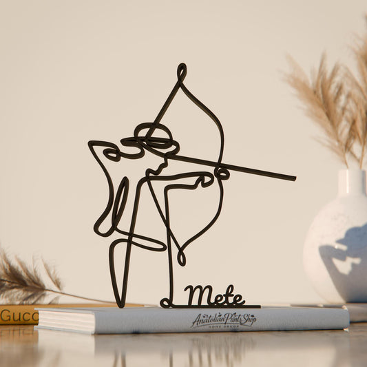 Archer - Customized Line Art Figure