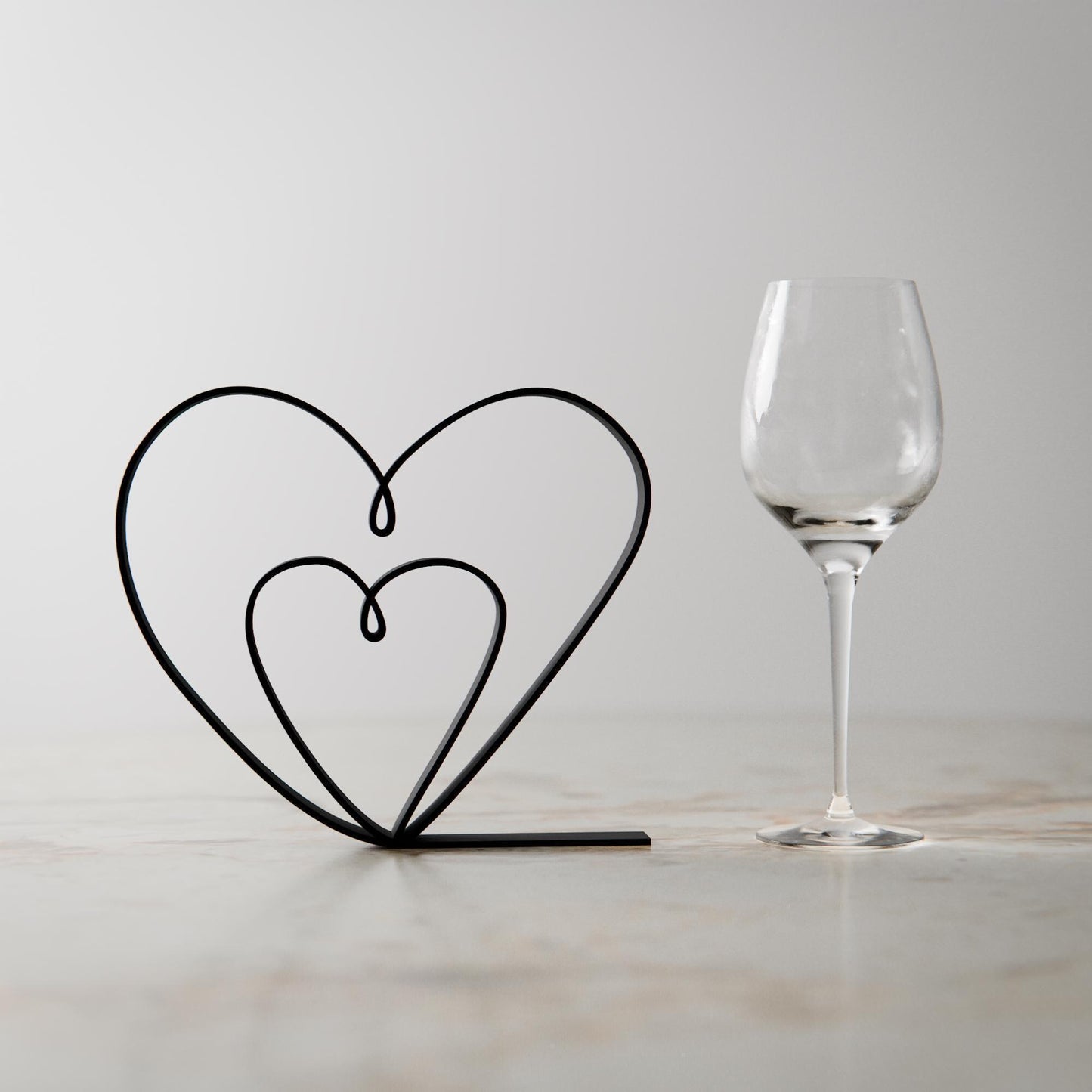 Heart - Customized Line Art Figure