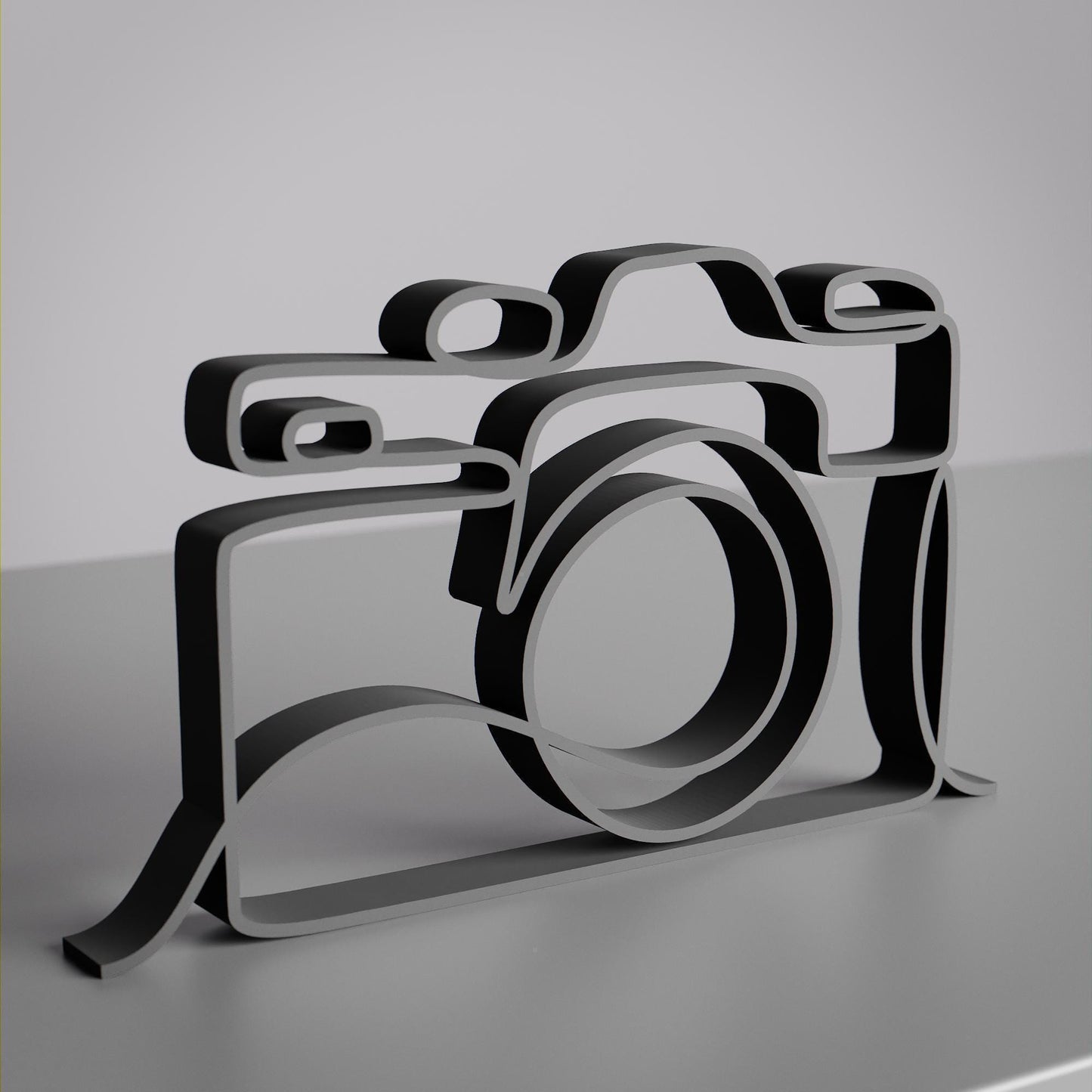 Camera - Customized Line Art Figure