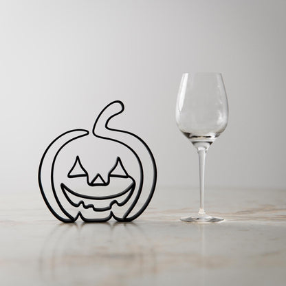 Halloween Pumpkin - Customized Line Art Figure