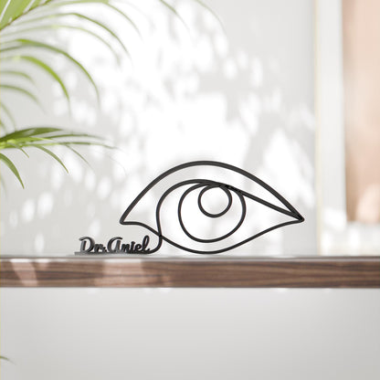Eye Doctor - Customized Line Art Figure