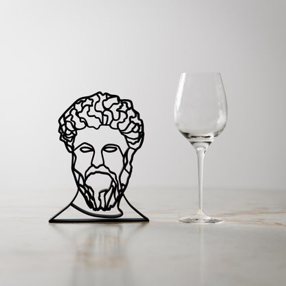 Marcus Aurelius - Line Art Figure
