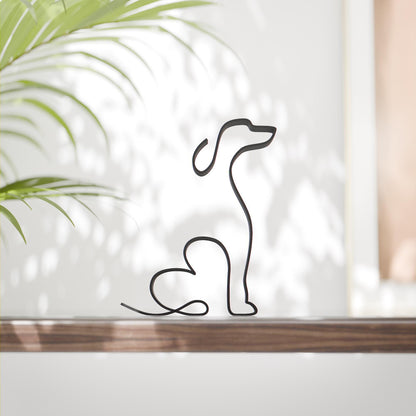 Dachshund Dog 17 - Line Art Figure