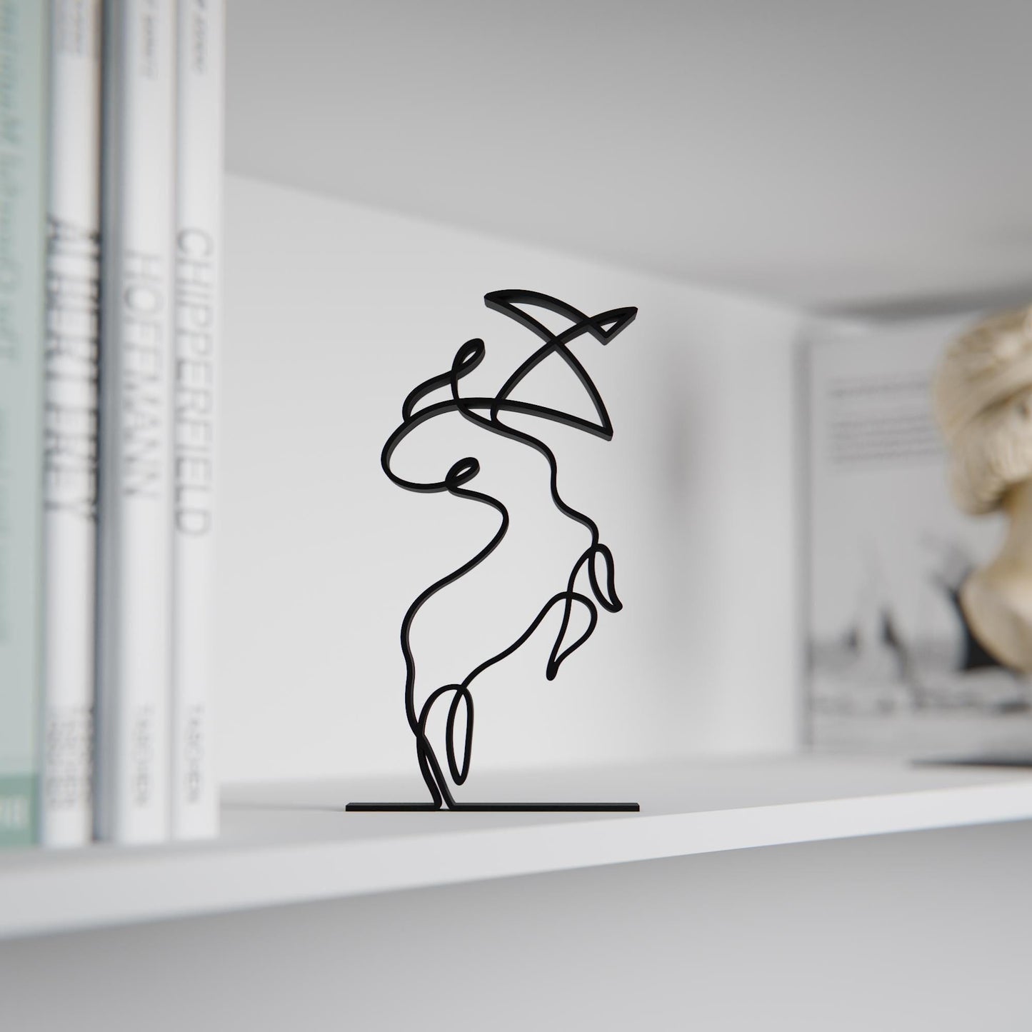 Sagittarius Constellation - Line Art Figure