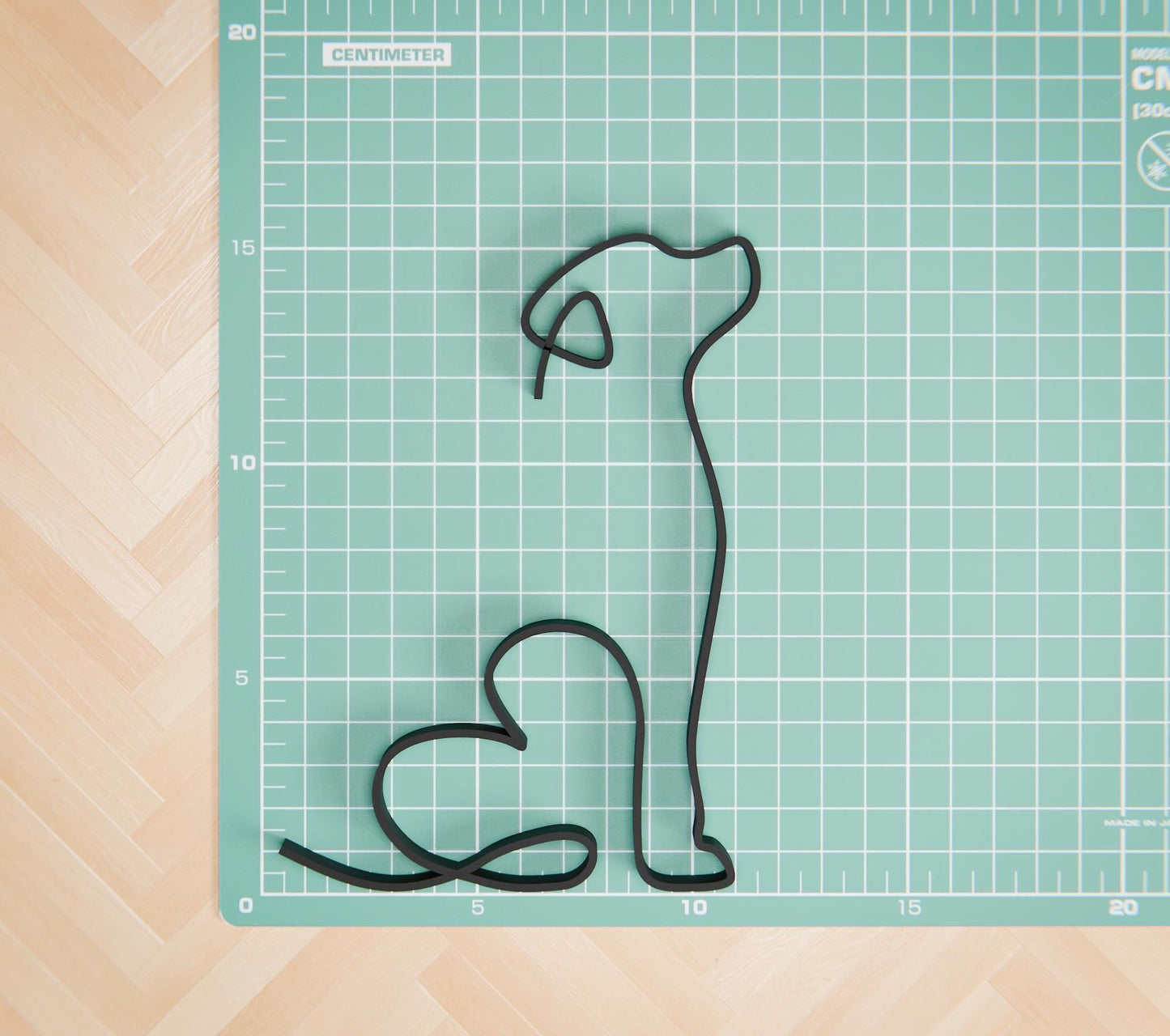 Retriever Dog 02 - Line Art Figure
