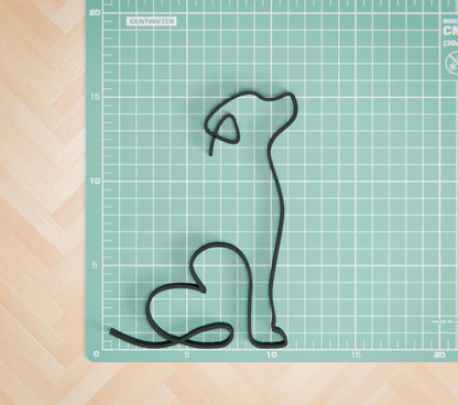 Retriever Dog 02 - Line Art Figure