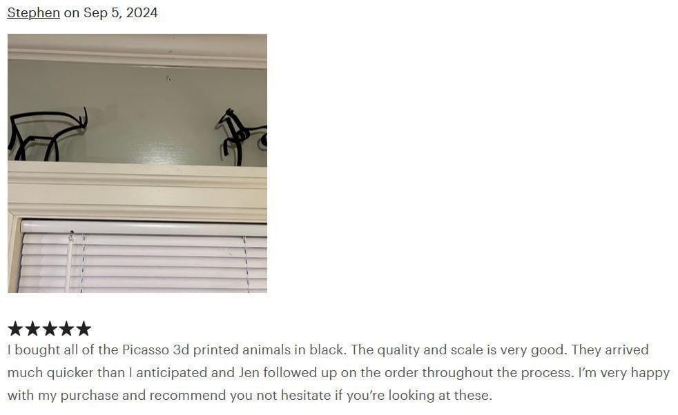 Picasso's Flamingo - Line Art Figure