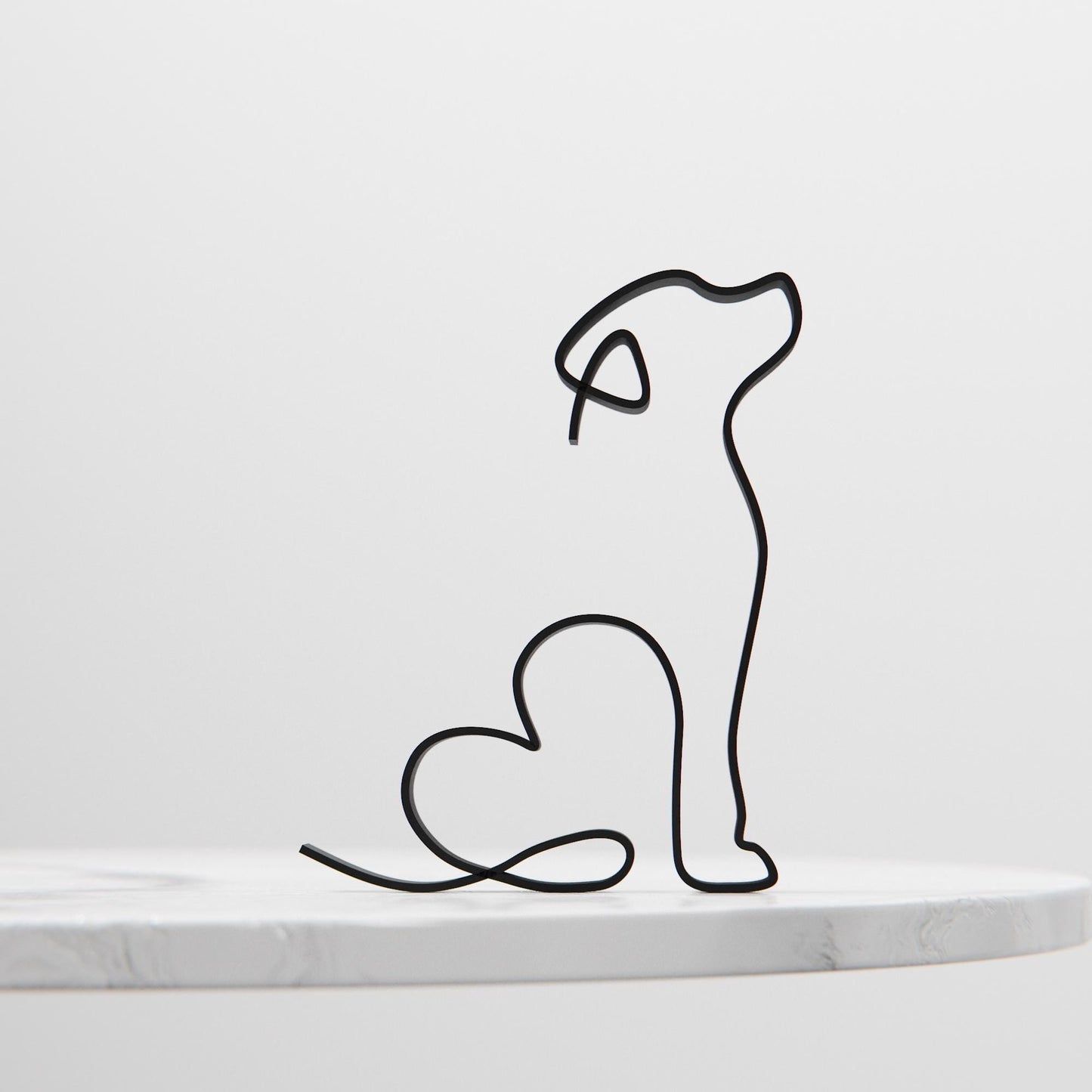Retriever Dog 02 - Line Art Figure