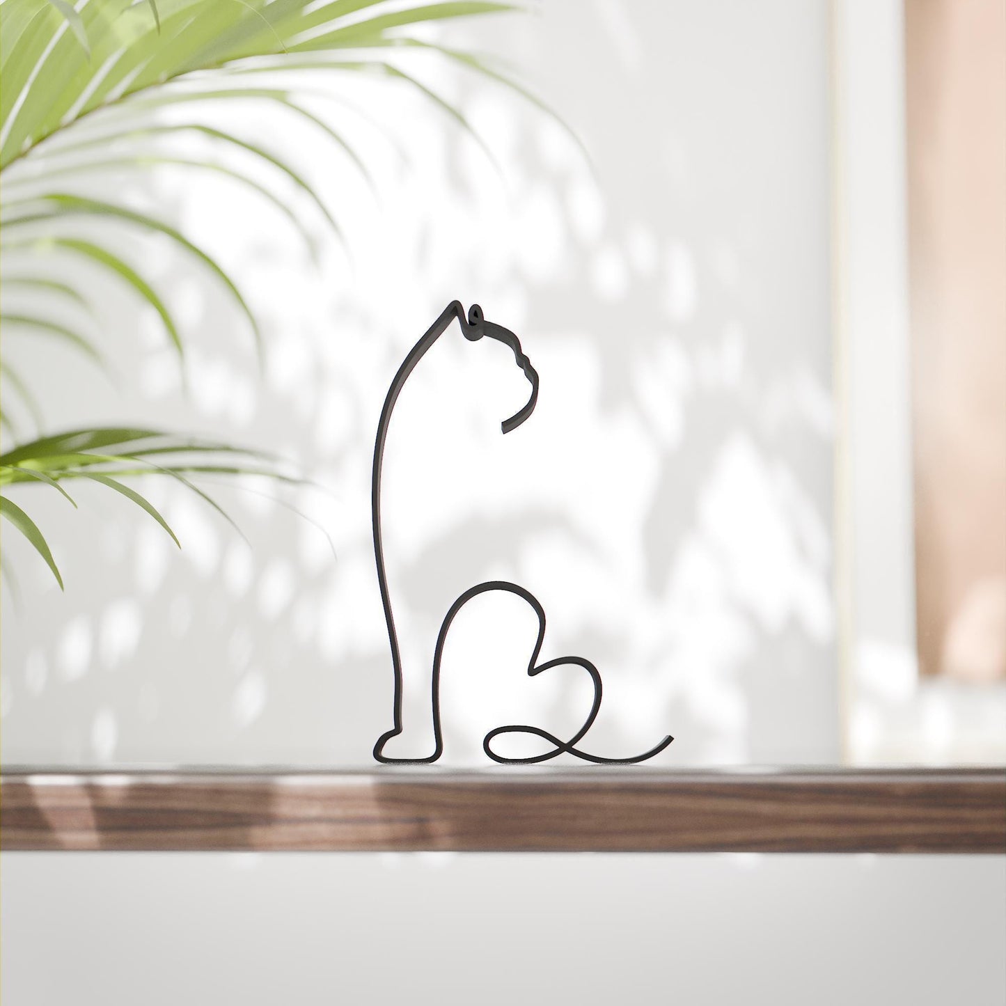 Exotic Shorthair Cat 07 - Line Art Figure