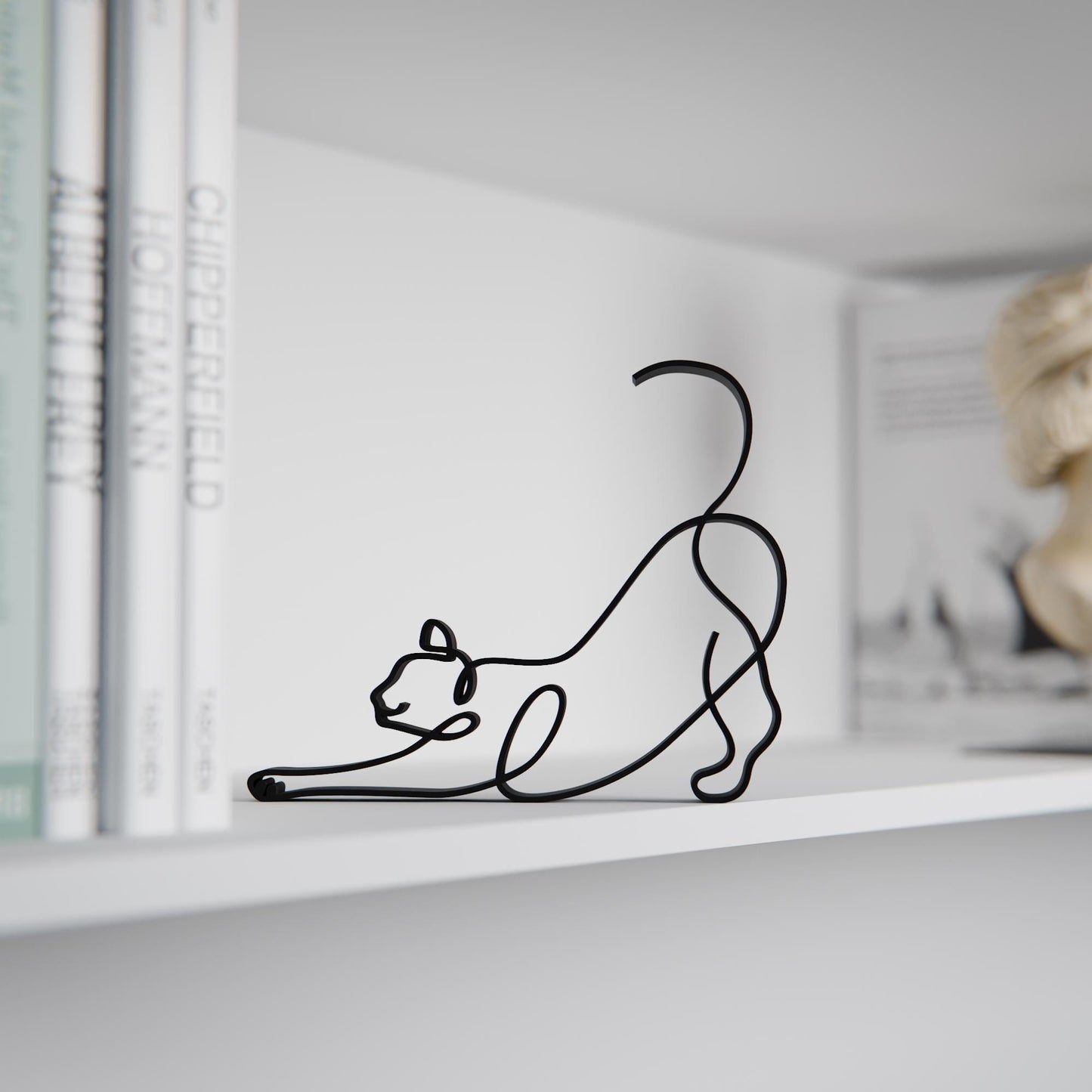 Cat 12 - Line Art Figure