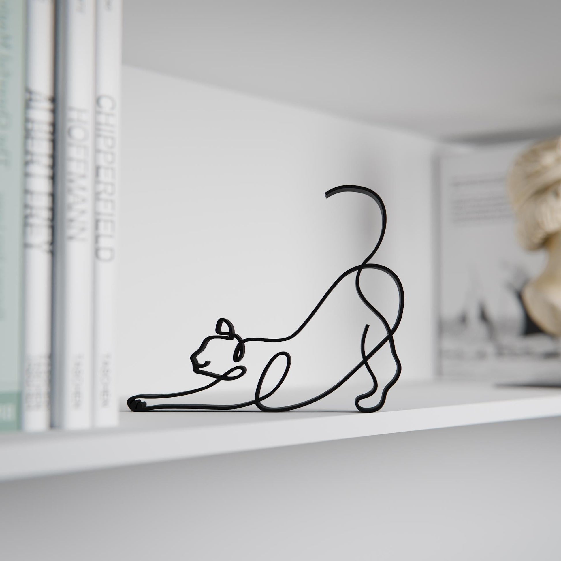 Cat 12 - Line Art Figure