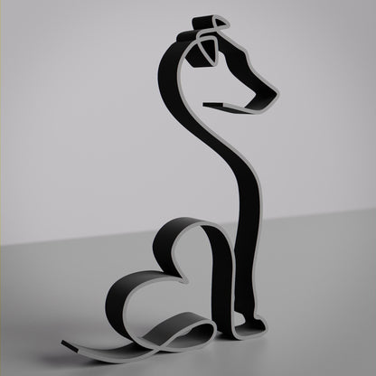 Jack Russell Terrier Dog 37 - Line Art Figure