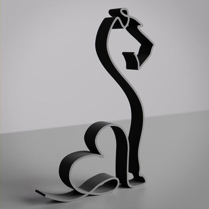 Anatolian Gift BoxIrish Terrier Dog 29 - Line Art Figure