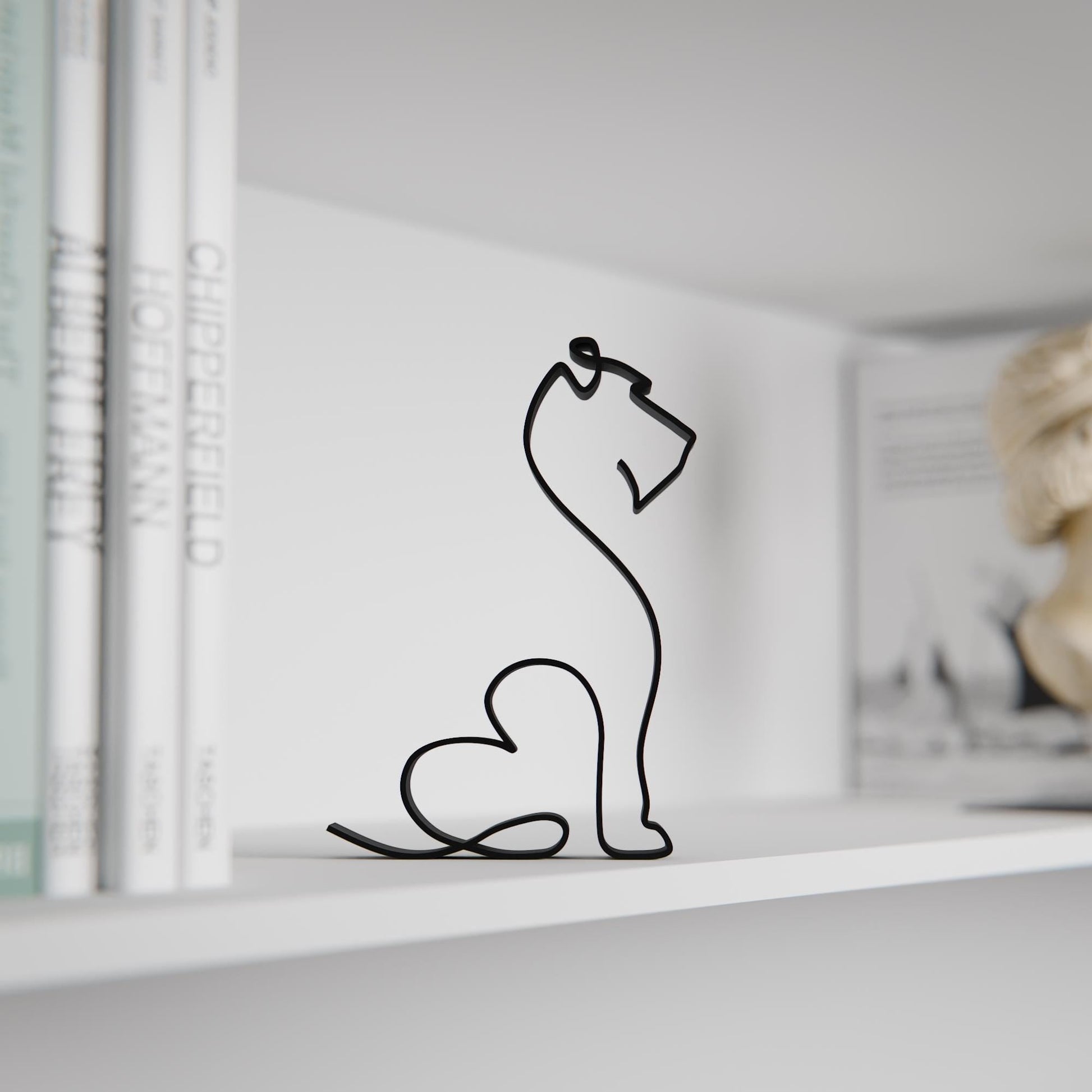 Anatolian Gift BoxIrish Terrier Dog 29 - Line Art Figure