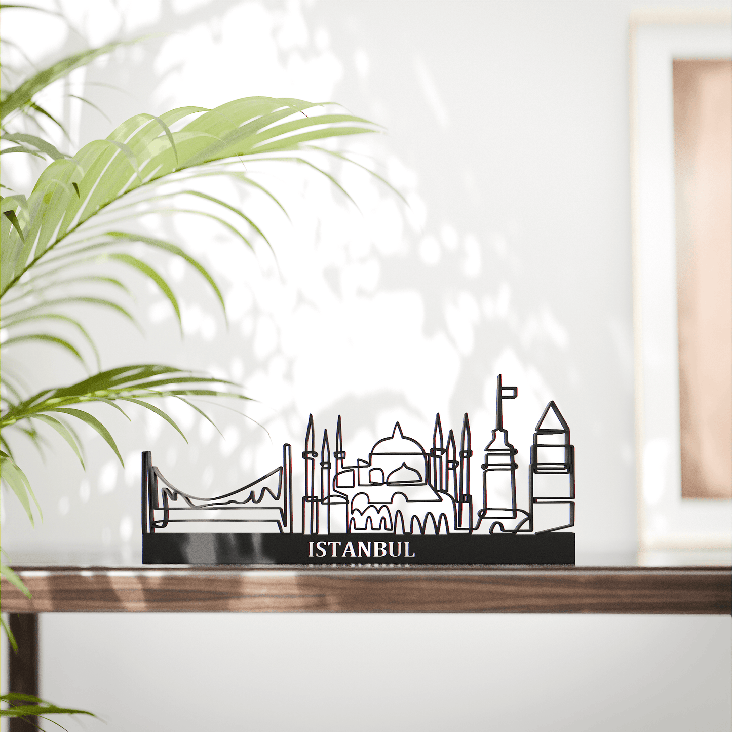 Anatolian Gift BoxIstanbul Cityscape - Line Art Figure